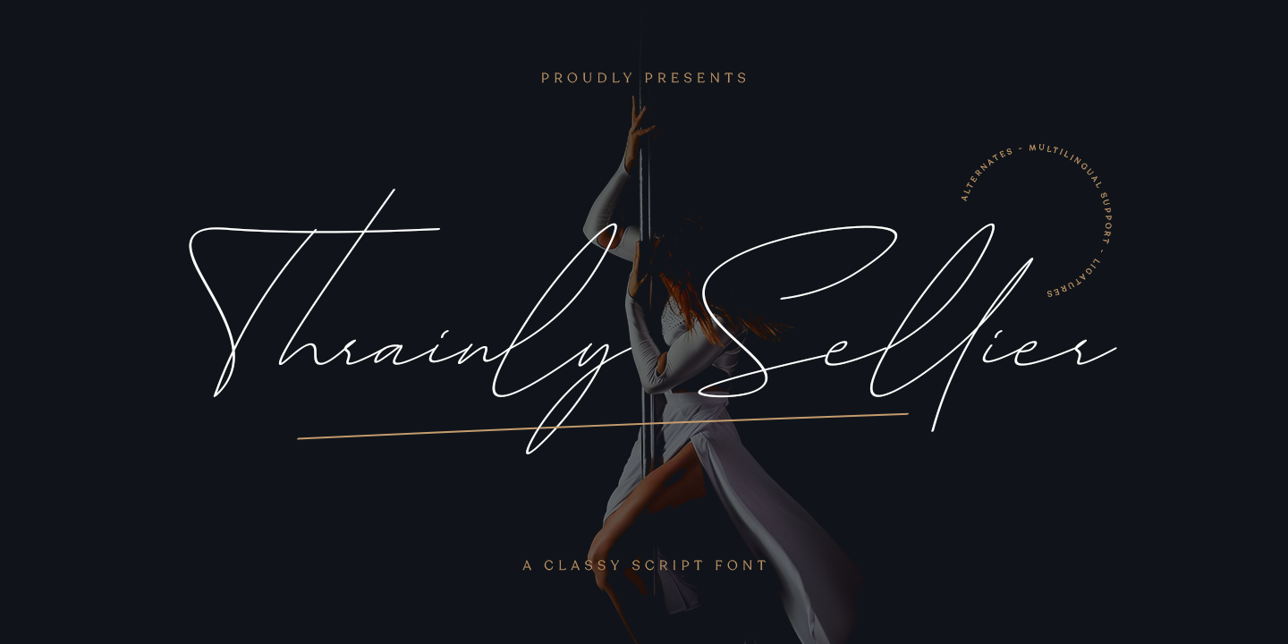 폰트 Thrainly Sellier